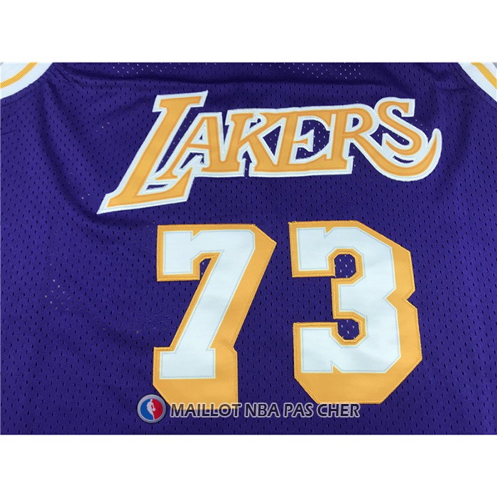 Maillot Los Angeles Lakers Dennis Rodman Mitchell & Ness 1998-99 Volet